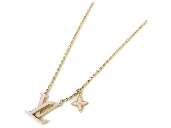 Collar Esmaltado LV Iconic Louis Vuitton Rosa Dorado