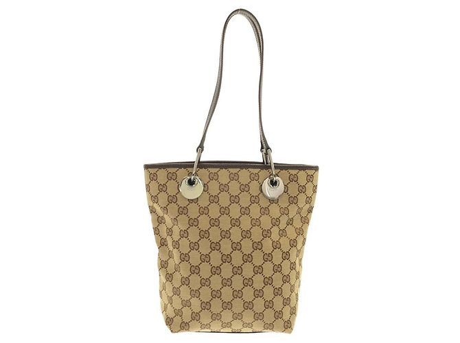 Gucci GG Canvas Handtasche Braun Beige