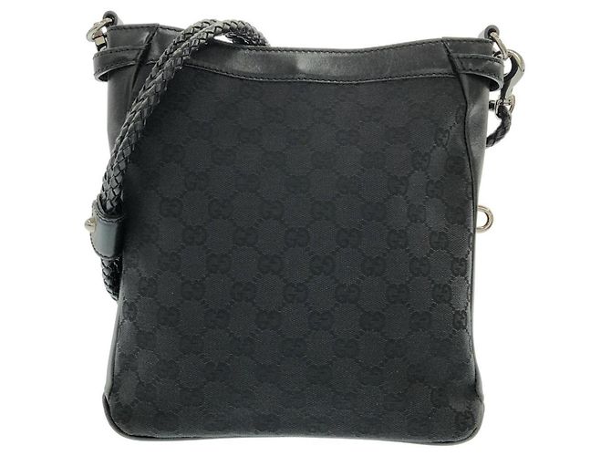 Borsa a tracolla Gucci GG Canvas Nero