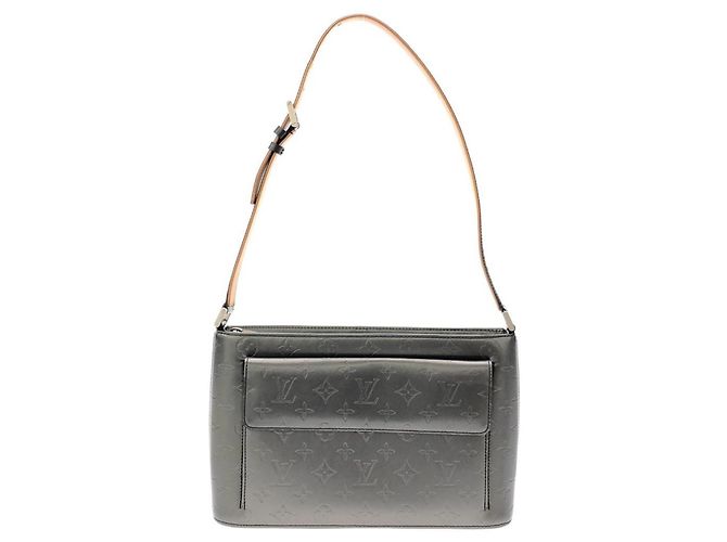 Borsa a tracolla Louis Vuitton Monogram Matte Alston M55122 Nero