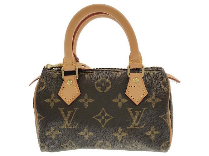 Bolsa Boston Louis Vuitton Monogram Mini Speedy M41534 Marrom