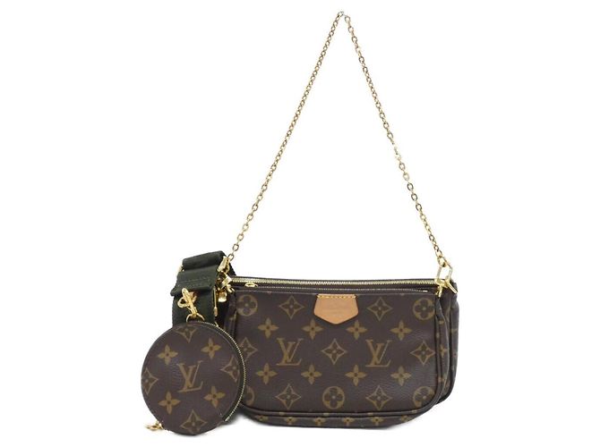 Louis Vuitton Monogram Multi Pochette Accessoires M44813 Shoulder Bag Marrone Cachi