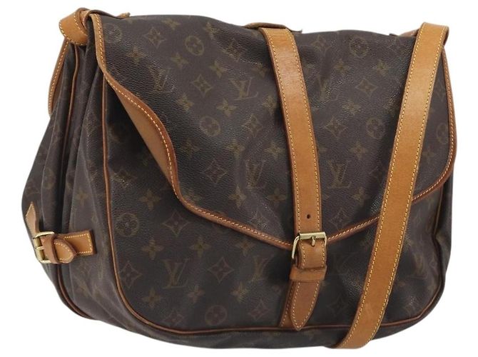 Louis Vuitton Saumur Monogram 35 Marron