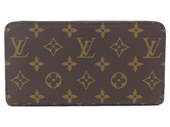 Louis Vuitton Monogram Zippy Wallet Brown