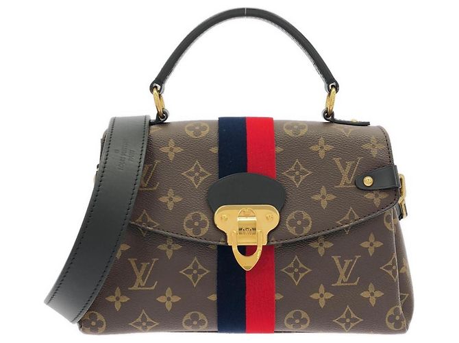 Sac à main Louis Vuitton Monogram Georges BB Marron