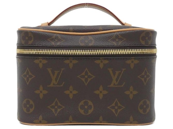 Borsa Louis Vuitton Monogram Nice Mini Marrone