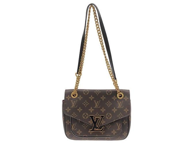 Bolsa de Ombro Louis Vuitton Monogram Passy Marrom