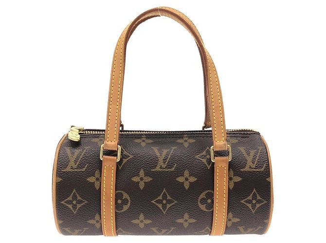 Borsa Louis Vuitton Monogram Papillon Marrone