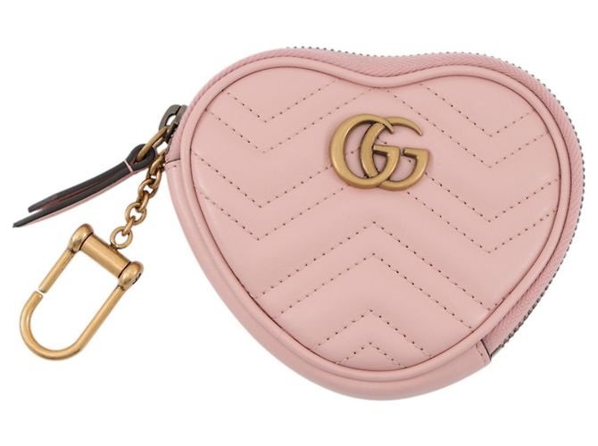 Monedero Gucci de piel rosa