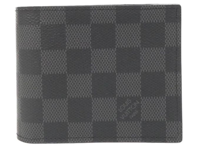 Louis Vuitton Damier Graphite Portefeuille Marco Wallet Damier ebene