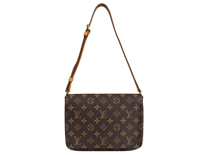 Sac à épaule Louis Vuitton Musette Tango Monogram Marron Multicolore Monogramme