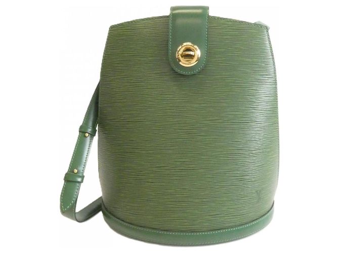 Sac à épaule Louis Vuitton Epi Cluny Vert