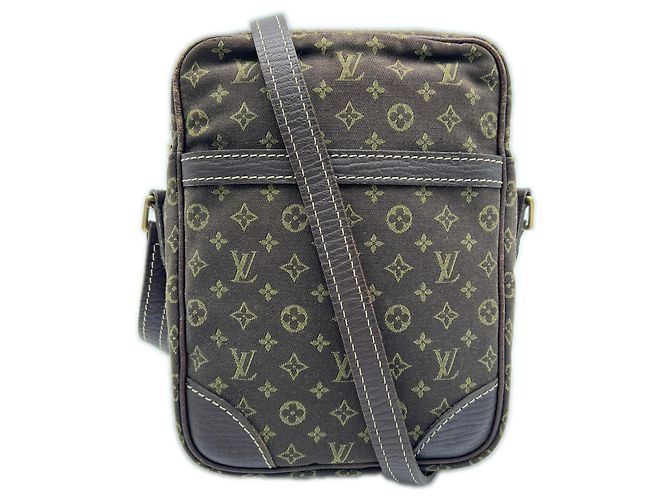 Bolsa de Ombro Louis Vuitton Monogram Mini Lin Danube Marrom