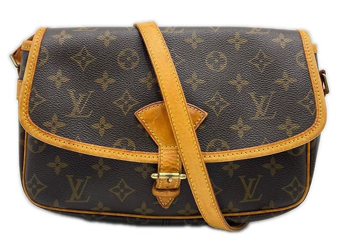 Bolsa de Ombro Sologne em Canvas Monogram Louis Vuitton Marrom Bege