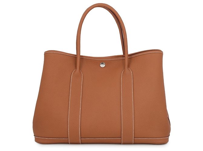 Hermès Saco Tote Hermes Garden PM Dourado