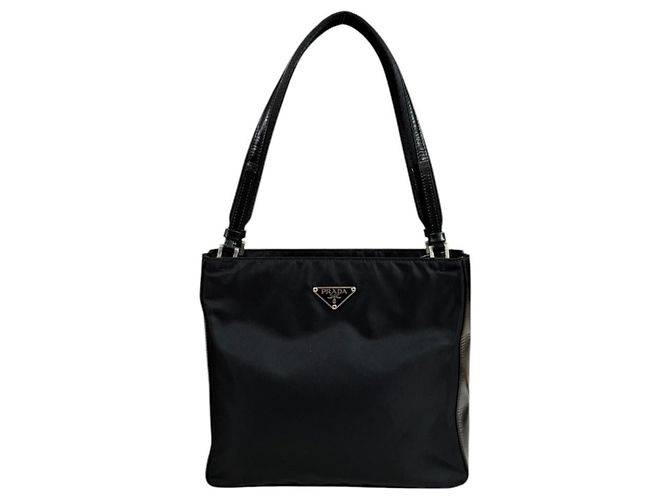 Prada Black Nylon Handbag