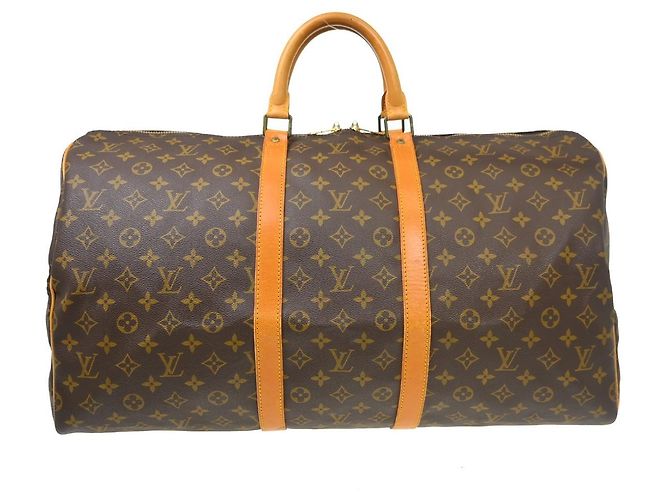 Louis Vuitton Keepall Monogram Canvas 55 Marrom