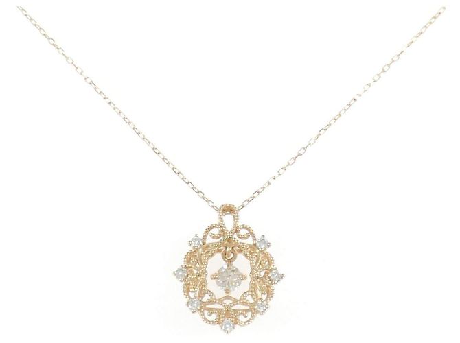 Autre Marque Collar de Diamantes Au750 Rosa