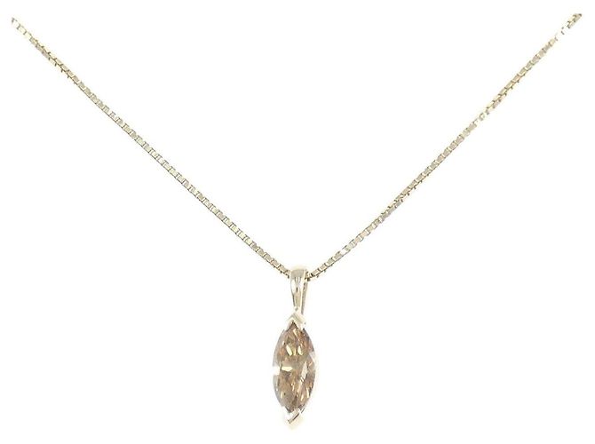 Autre Marque Collana in K10YG e diamanti D'oro