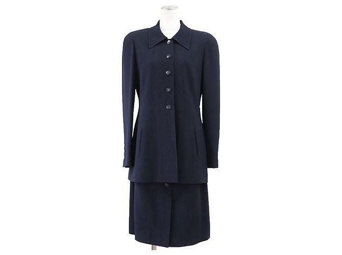 Conjunto Chanel 97C P08910 em acetato e rayon Azul Azul marinho