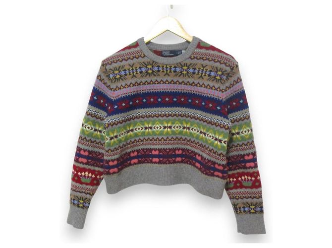 Polo Ralph Lauren Pullover aus Wollmischung Braun