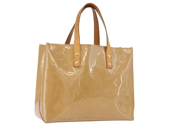 Louis Vuitton Reade Monogram Vernis PM Beige