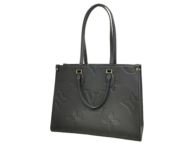 Borsa Tote Louis Vuitton Monogram Empreinte OnTheGo MM Nero