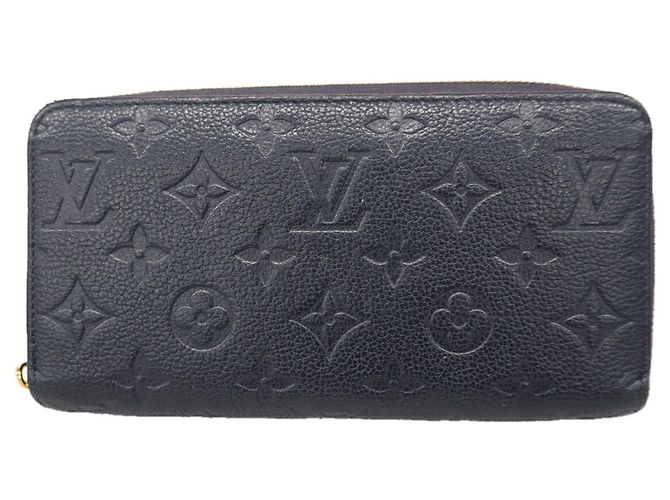 Louis Vuitton Monogram Empreinte Zippy Wallet Rot