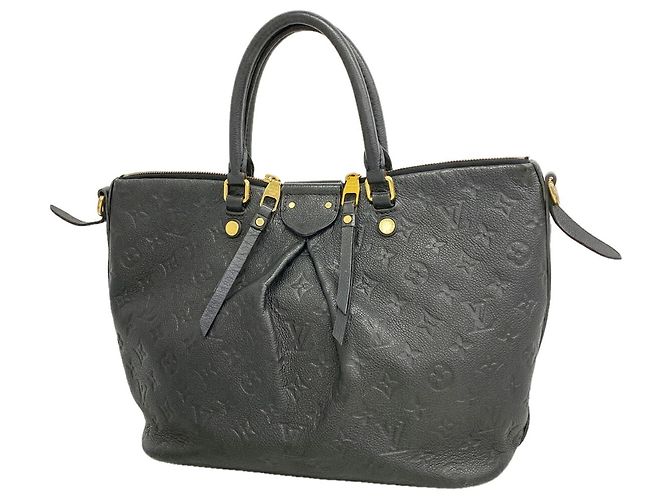 Borsa Louis Vuitton Monogram Empreinte Mazarine MM Nero