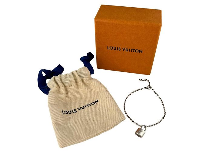 Lockit Pulsera de dijes plateada Louis Vuitton Plata