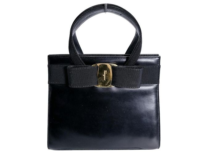 Borsa compatta Salvatore Ferragamo Nero