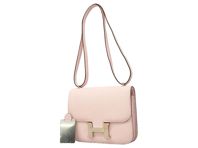 Hermès Borsa a tracolla Hermes Constance Mini Chevre Mysore Rosa