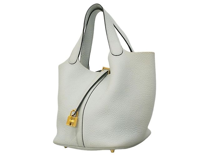 Hermès Sac à main Hermes Picotin Lock MM Bleu