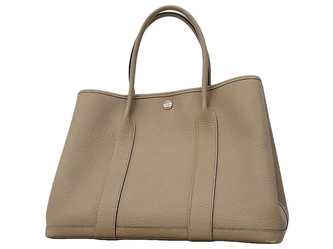 Hermès Sac Cabas Hermes Garden PM Marron