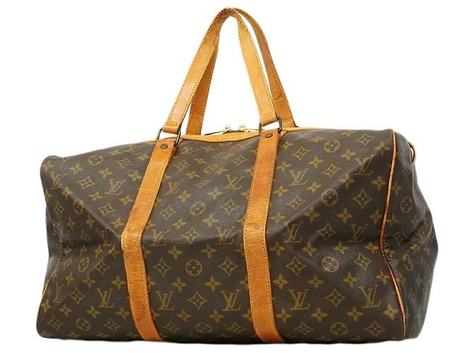 Louis Vuitton Boston Monogram Saxpool 45 Tasche Braun