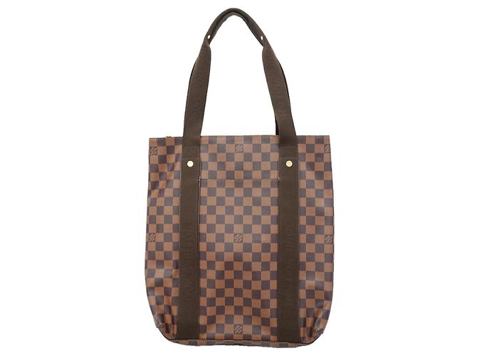 Borsa Tote Louis Vuitton Damier Cabas Bobour in Ebene Damier ebene
