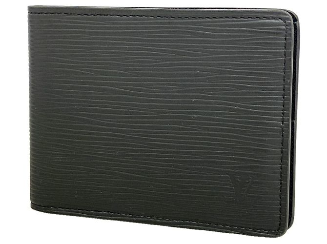 Louis Vuitton Epi Portefeuille Slender Wallet Nero