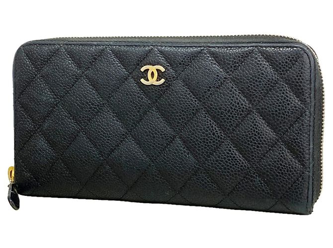 Chanel Black Long Wallet