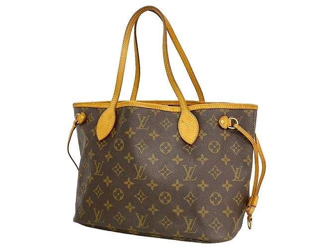 Saco Tote Louis Vuitton Monogram Neverfull PM Marrom