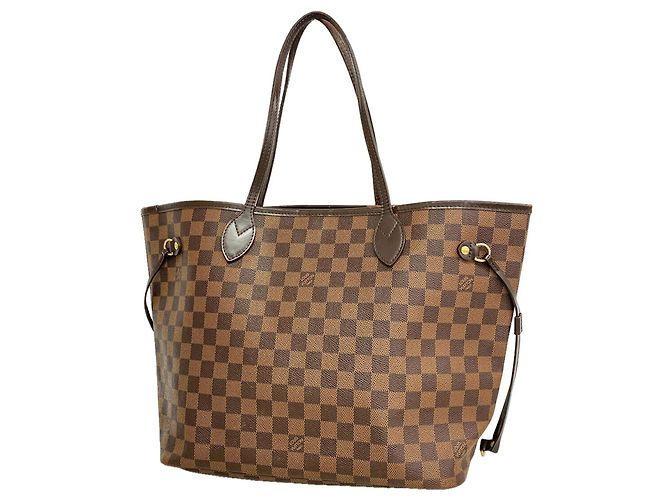Borsa Tote Louis Vuitton Damier Neverfull MM N51105 Ebene Damier ebene