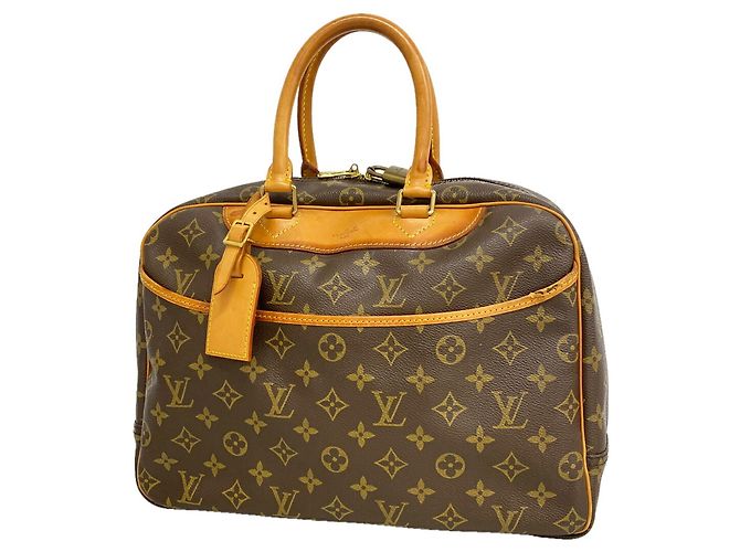 Borsa Louis Vuitton Monogram Deauville Marrone