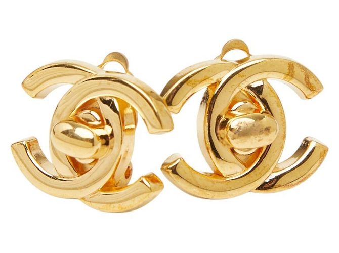 Timeless Orecchini vintage Chanel Coco Mark D'oro