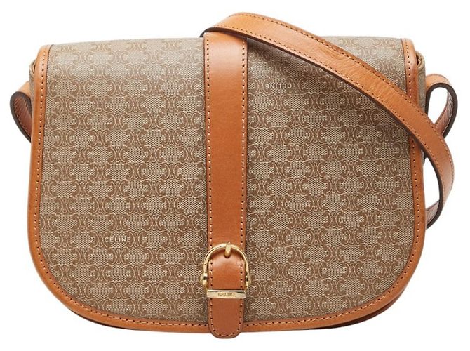 Céline Borsa a tracolla Celine Macadam Marrone
