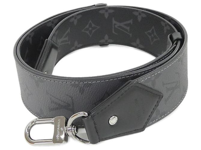 Louis Vuitton Monogram Eclipse Shoulder Strap Black