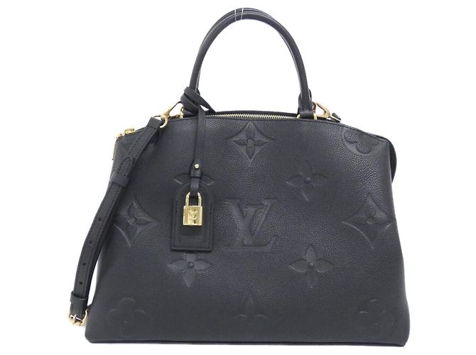 Bolsa Louis Vuitton Monogram Empreinte Grand Palais MM Preto