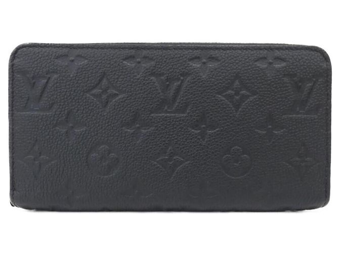Portafoglio Zippy Monogram Empreinte Louis Vuitton Nero