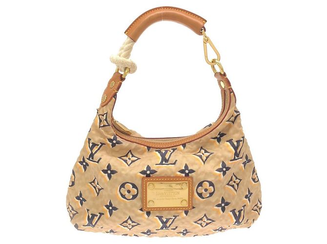 Borsa a tracolla Louis Vuitton Bulle M40239 Beige