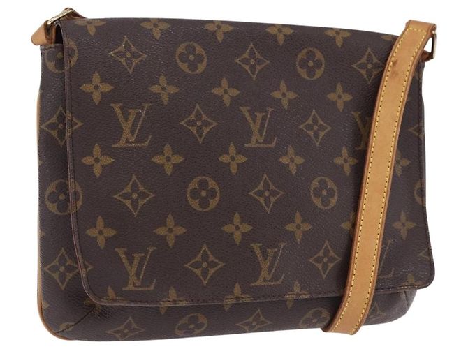 Louis Vuitton Musette Tango Monogram Canvas Marrom