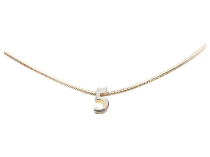 Collana Chanel No. 5 in argento