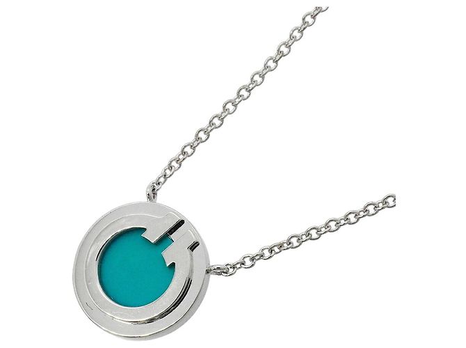 Collana Tiffany & Co. T Two Circle Blu